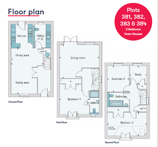 Axminster Floor Plan Plot 381