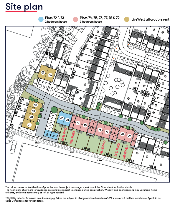 Porthgwari Site Plan