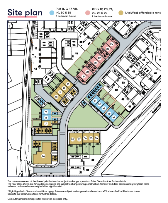 Tamerton Foliot Site Plan