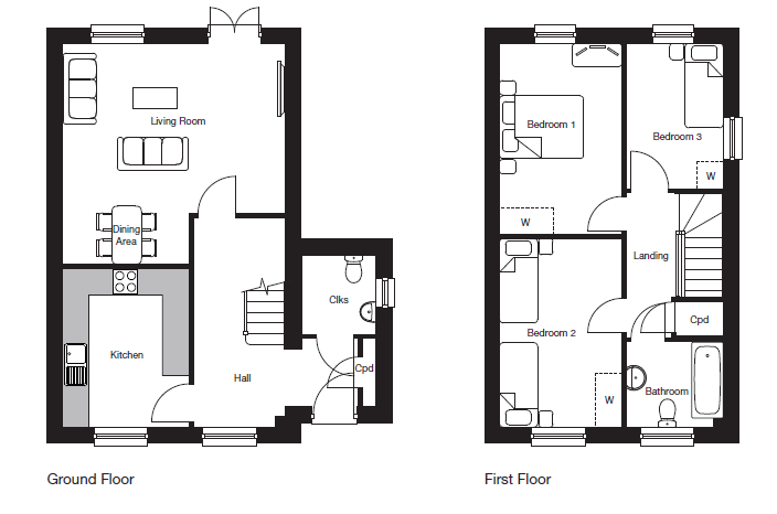Floor Plan Sherford Plot 151