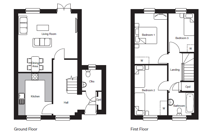 Floor Plan Plot 152 Sherford 