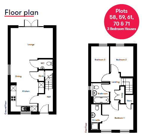 Floor Plan Bridgwater 3 Bedroom House