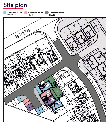 Evans Field Budleigh Site Map