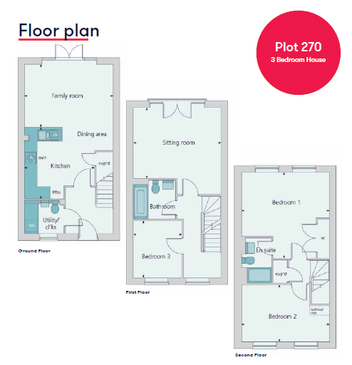Plot 270 Axminster Floor Plan