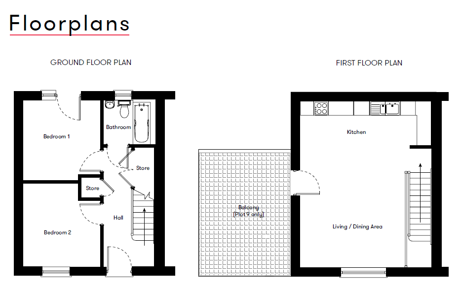 Plot 8 and 9 Ringswell Floor Plan
