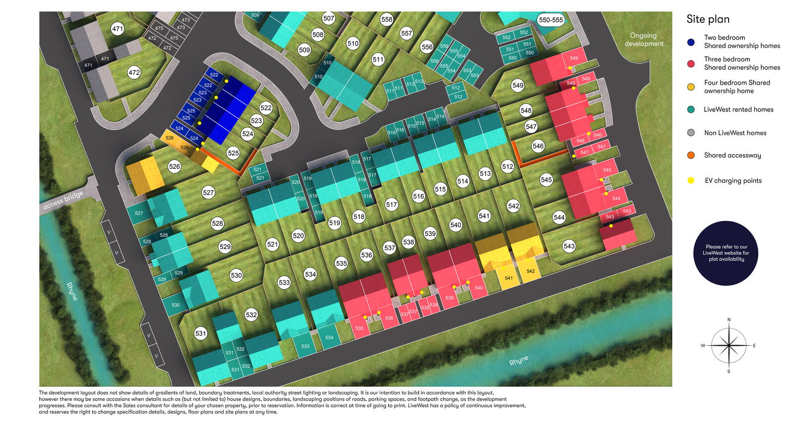 Haywood village site map 