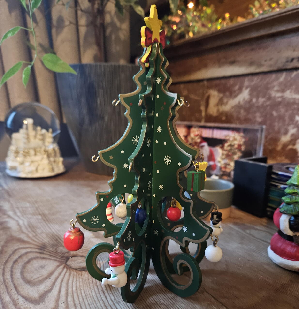 Image of a Christmas tree decoration in Rebecca's LiveWest family home.