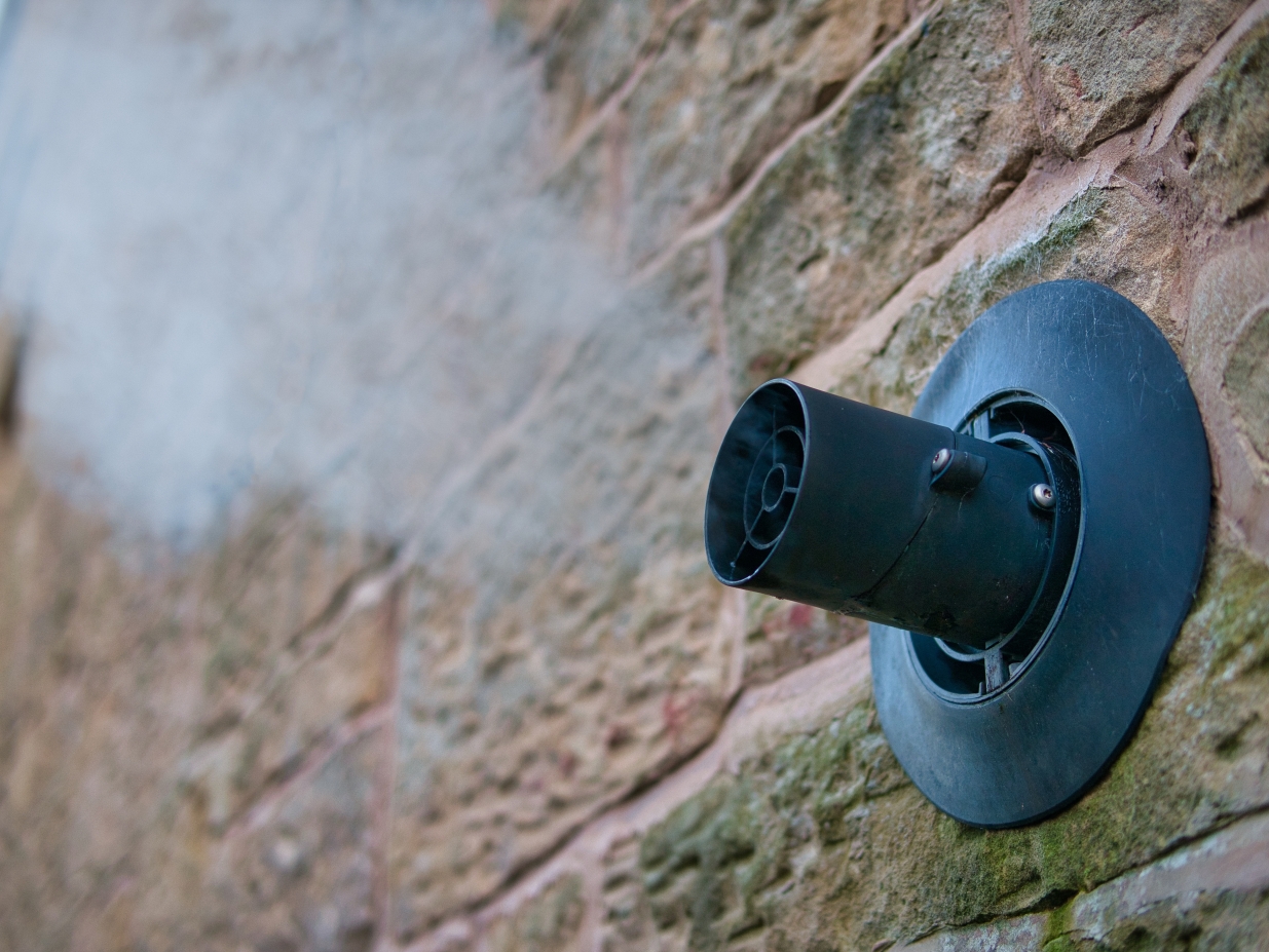 Image of a boiler flue.