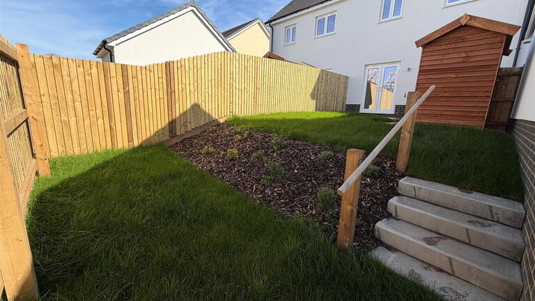 Plot 110 garden 2 