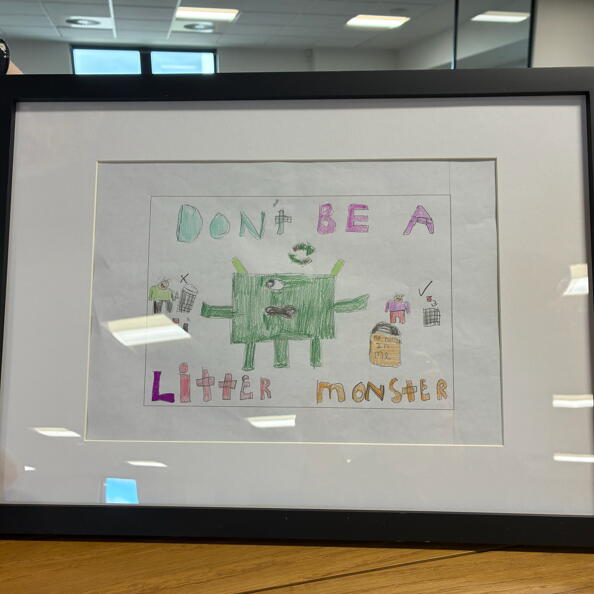 poster in frame
