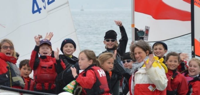 Children sailing