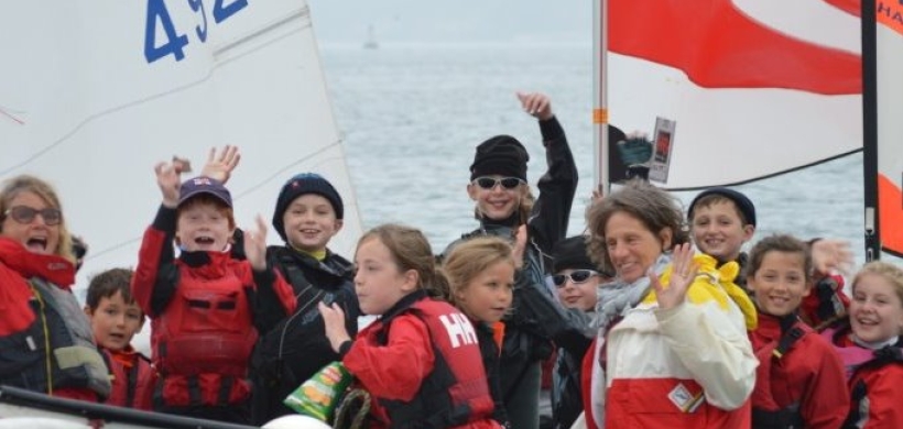 Children sailing