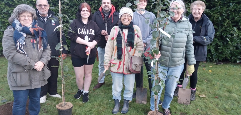 Cllr Debos Sellis, Joe Moorat, young person, Rick Dutton, Ali Sedgewick, young person, Jan Hall.