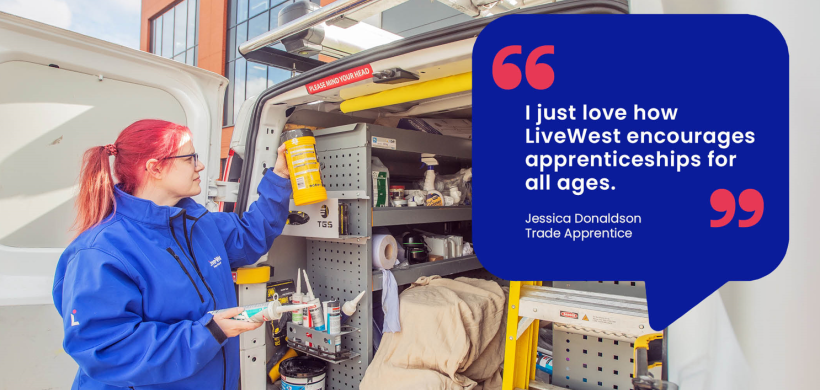 Jessica Donaldson talks about her experience as a trade apprentice.