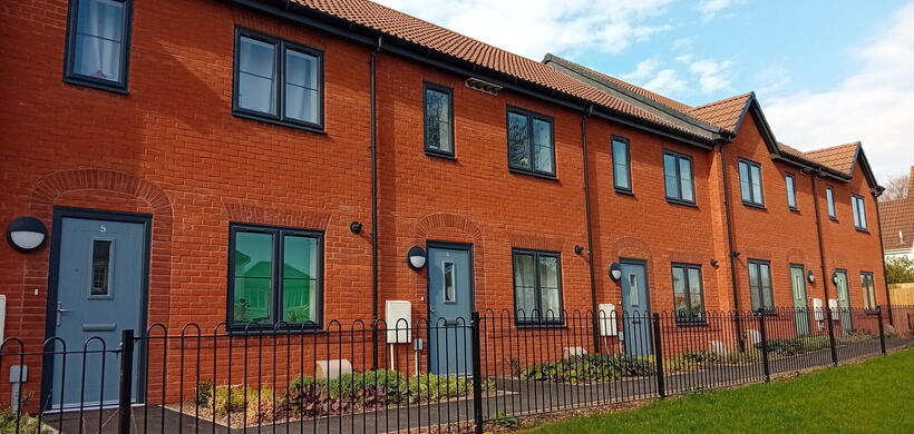 Our new homes at Bishops Lydeard in Somerset.