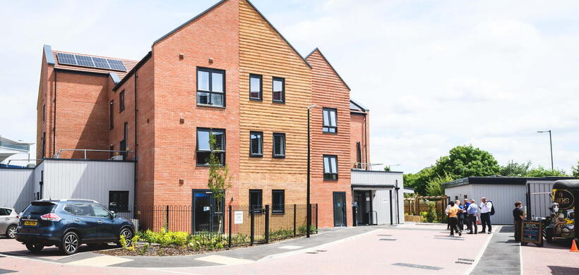 Hornbeam Close development at Bradley Stoke in South Gloucestershire.