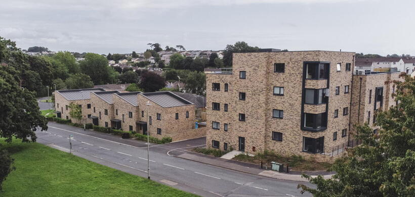 Stirling House where military veterans live in Plymouth