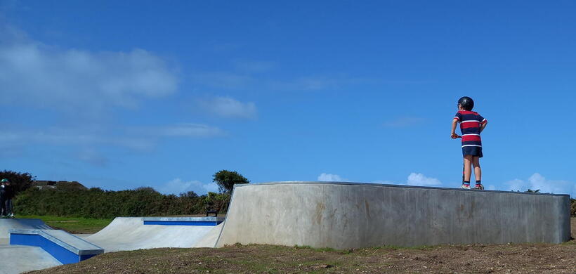Madron Skatepark opening 
