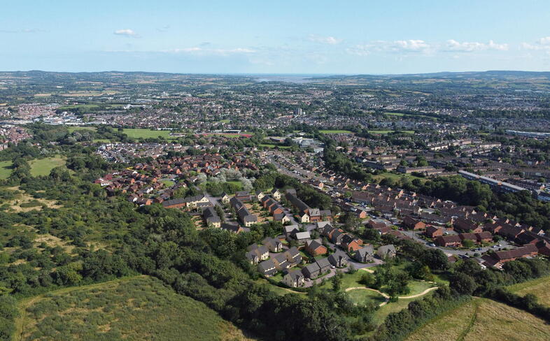 aerial image