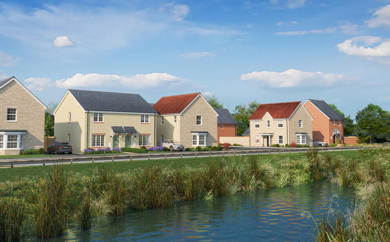 CGI of Neroche Meadows
