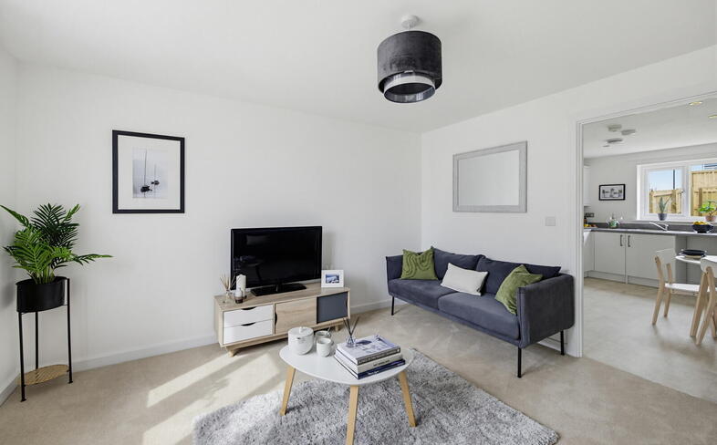 Plot 25 Molbrook living room 