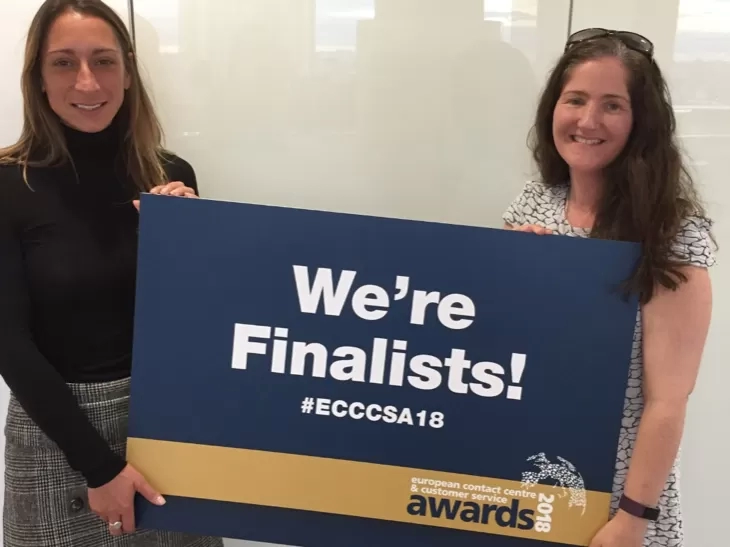Customer Service team recognised in European awards