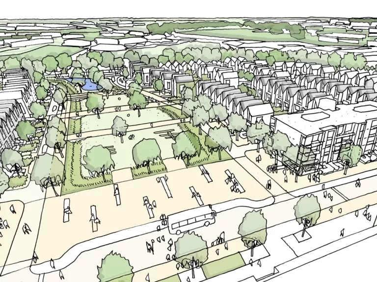 CGI of Hartcliff Campus development