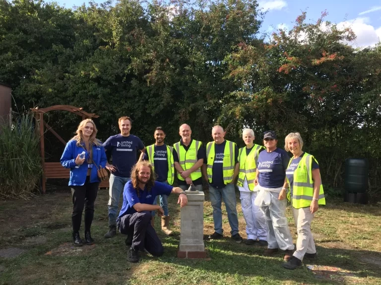 LiveWest staff at local volunteering day