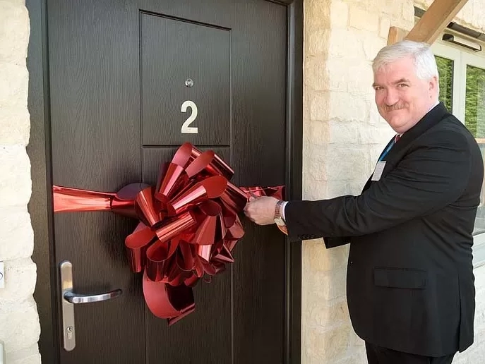 Tyning Road opening photo