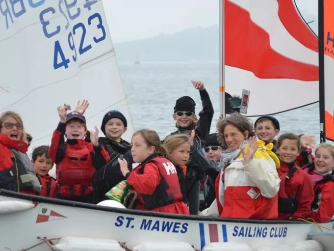 Children sailing