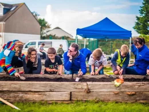 Customers and LiveWest colleagues join forces in planting and litter-picking event