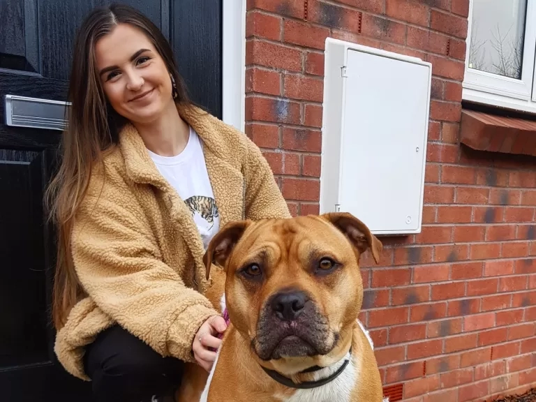 Charlotte and her dog Bumble