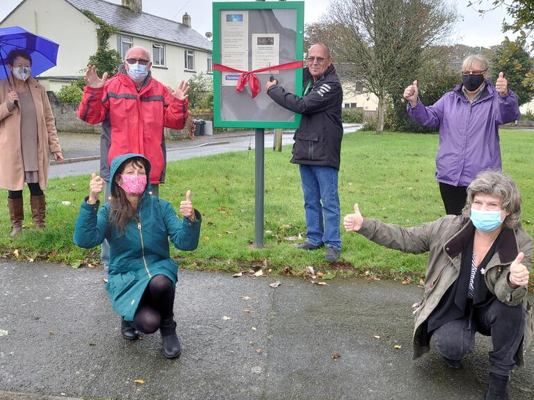 Joe and his team of helpers