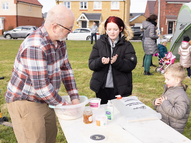Wilstockhub and the local community took part in a planting event