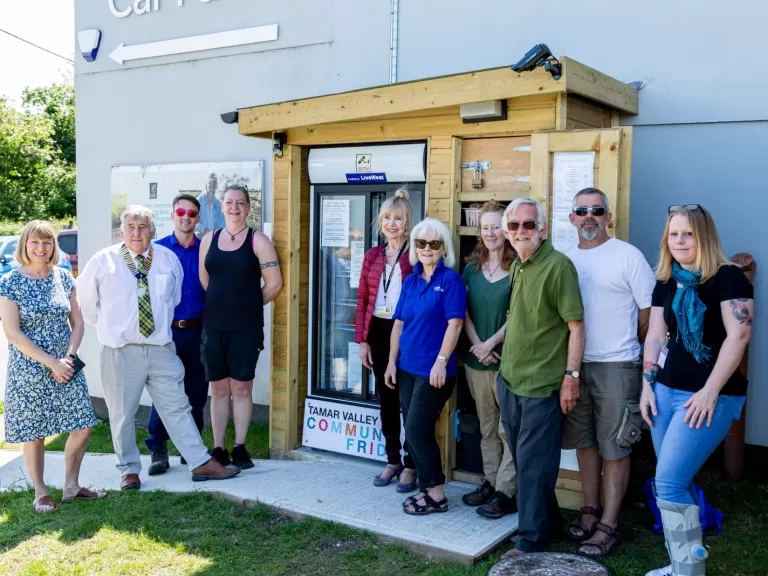 Tamar Valley community fridge official launch