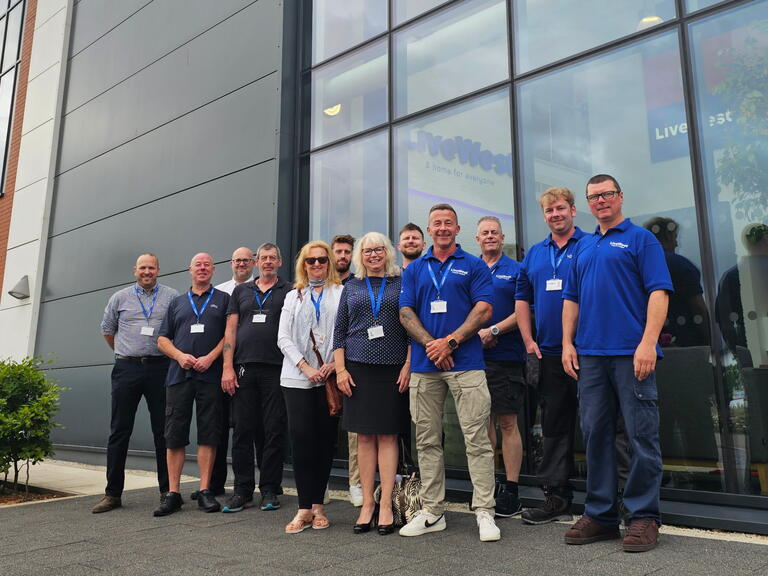 LiveWest fire servicing colleagues