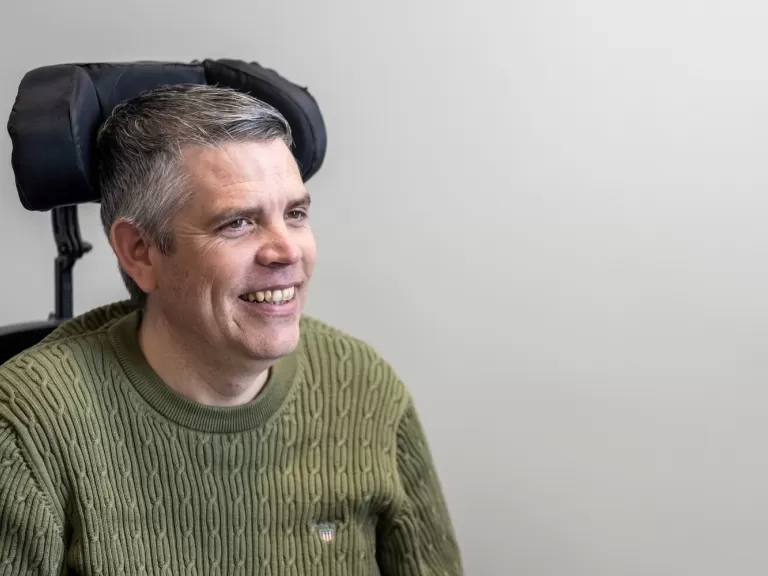 The Chair of InFocus, James Masters, smiling.