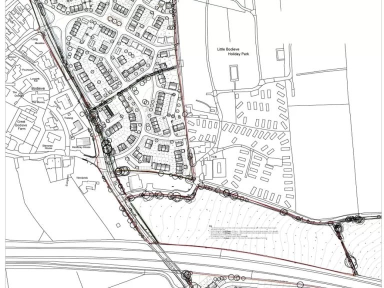 Wadebridge development plan site.