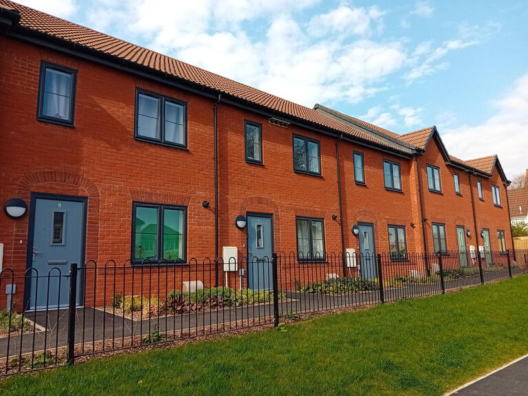 Our new homes at Bishops Lydeard in Somerset.