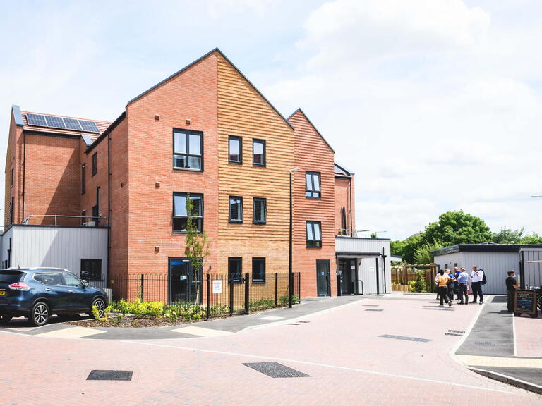 Hornbeam Close development at Bradley Stoke in South Gloucestershire.