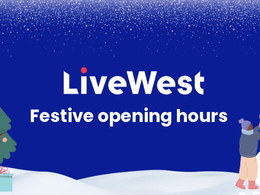 LiveWest festive opening hours asset