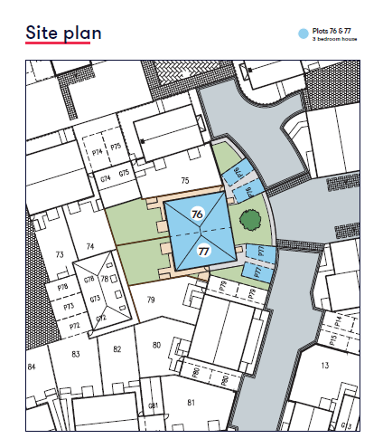 Trispen Meadow Site Map