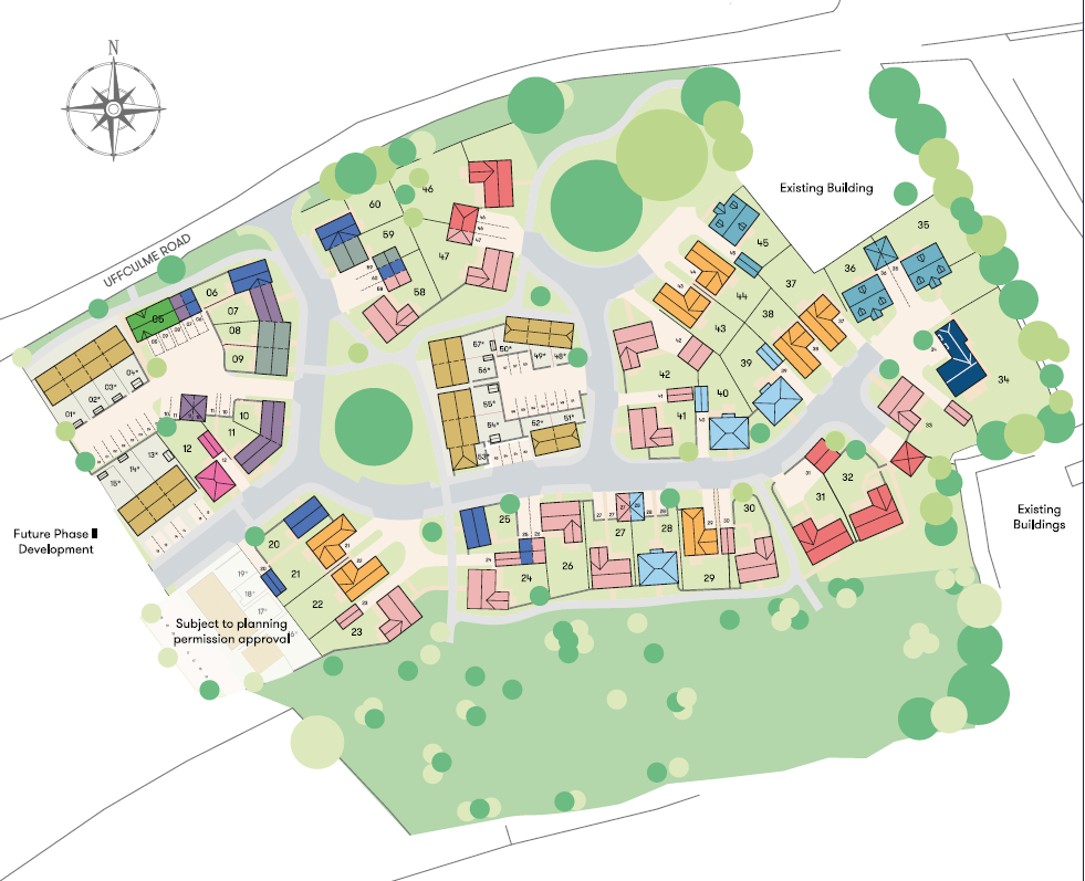 Lucombe Park Site Map