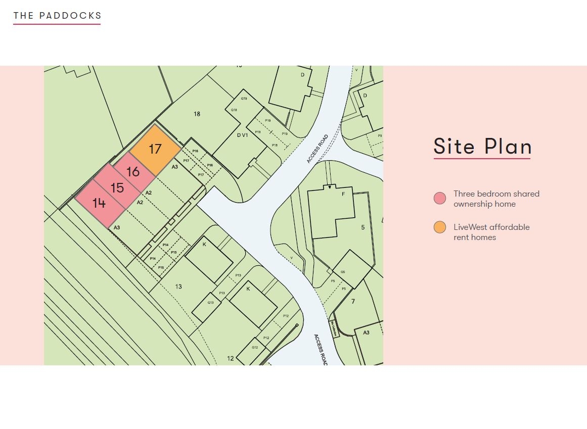 Site Map The Paddocks