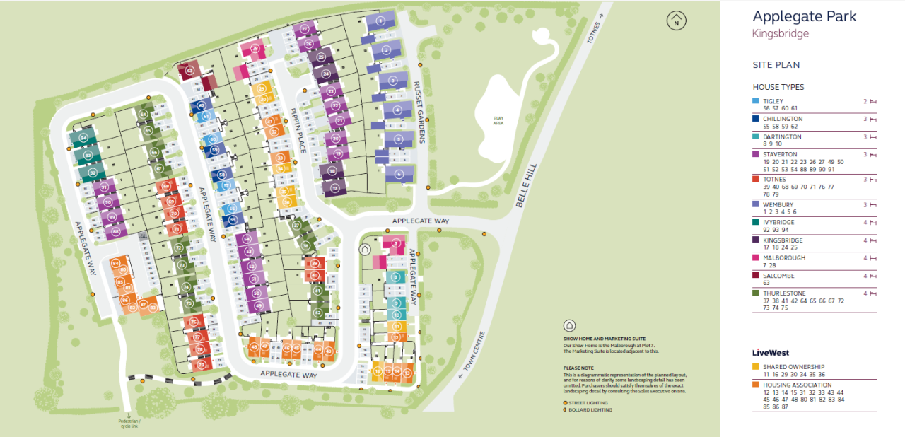 Applegate site plan