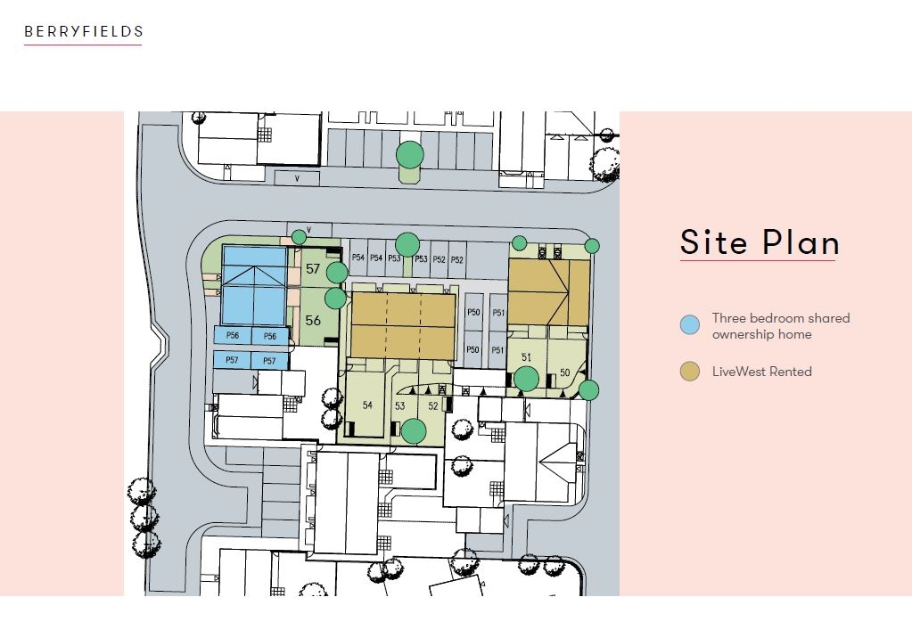 Site Map Berryfields