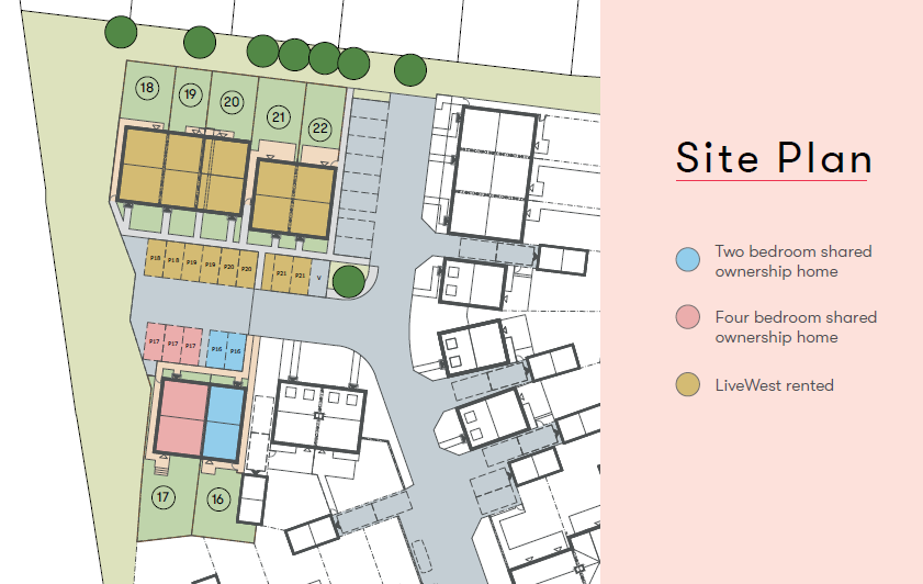 Site Map Foxglove Lane