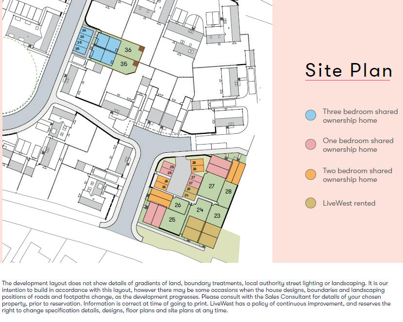 Cross Farm Wedmore Site Map