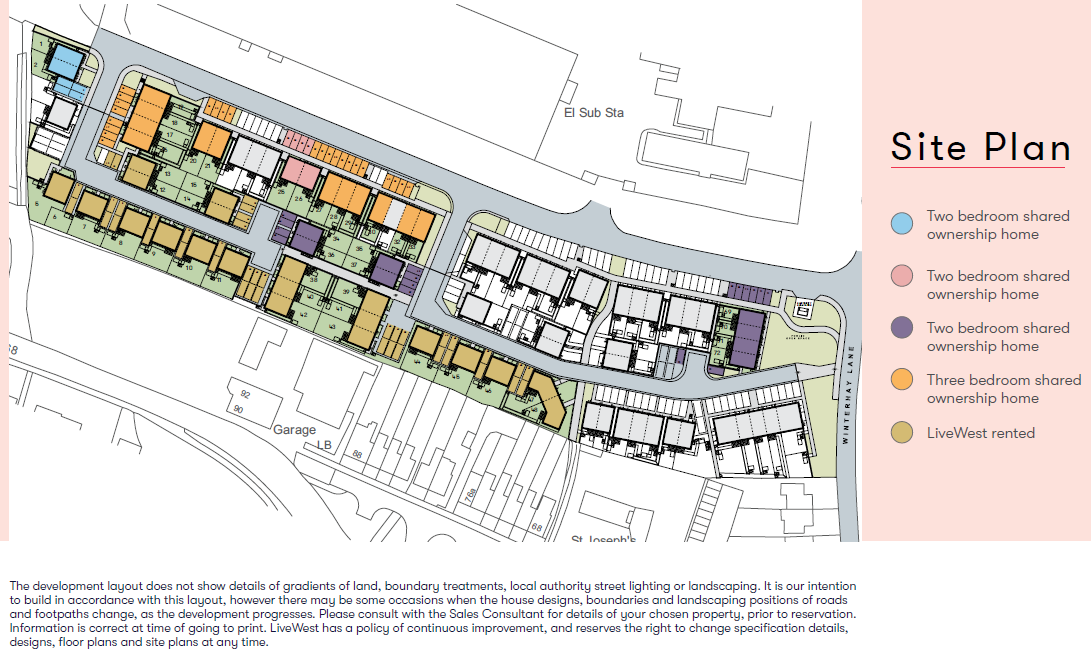 Site Map Winterhay Lane May 2021 Ilminster