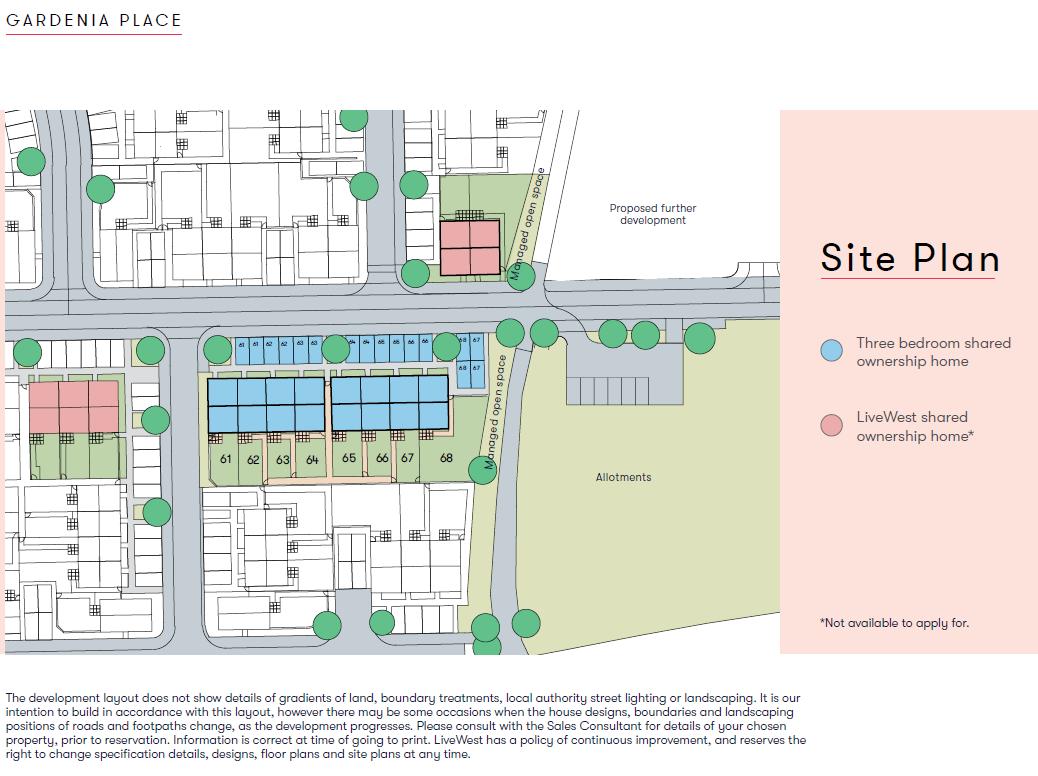 Gardenia Place Site Map Nov 2021